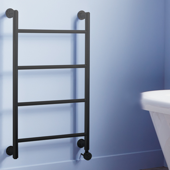 Black Electric Towel Radiators