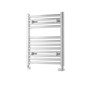 Towelrads Pisa, Curved Ladder Radiator, Chrome, 600x400mm