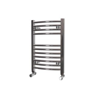 Trade Direct Neo, Curved Ladder Radiator, Chrome, 600x400mm