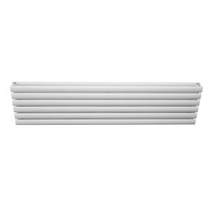 Trade Direct Saturn, Designer Horizontal Double Radiator, White, 348mm x 1400mm