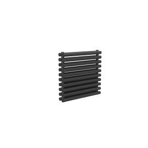 Reina Roda, Designer Horizontal Double Radiator, Anthracite, 590mm x 600mm