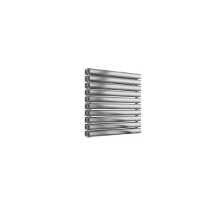 Reina Artena, Designer Horizontal Double Radiator, Stainless Steel, Satin, 590mm x 600mm