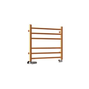 DQ Rosa, Straight Ladder Radiator, Stainless Steel, Copper Lacquer, 490x750mm